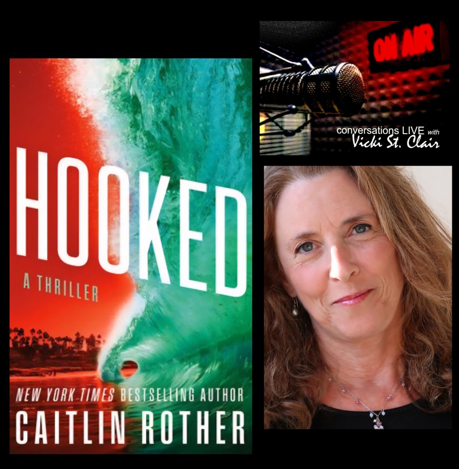 Mar 04: NYT Bestselling Author Caitlin Rother’s New Thriller – Hooked ...